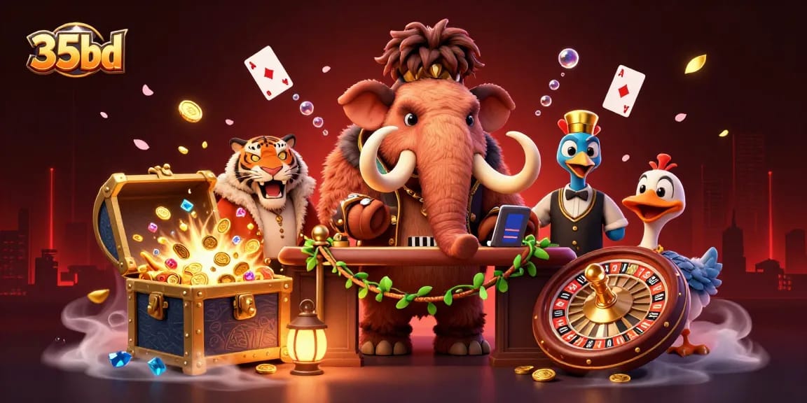 Players unlock the fun of 35bd in a lively casino with unique 3D characters and exciting games.