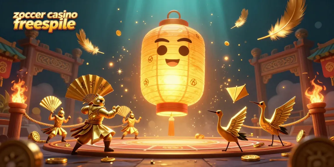 Spin to win at Zoccer Casino Freispiele with golden lantern spirit and dynamic game elements.