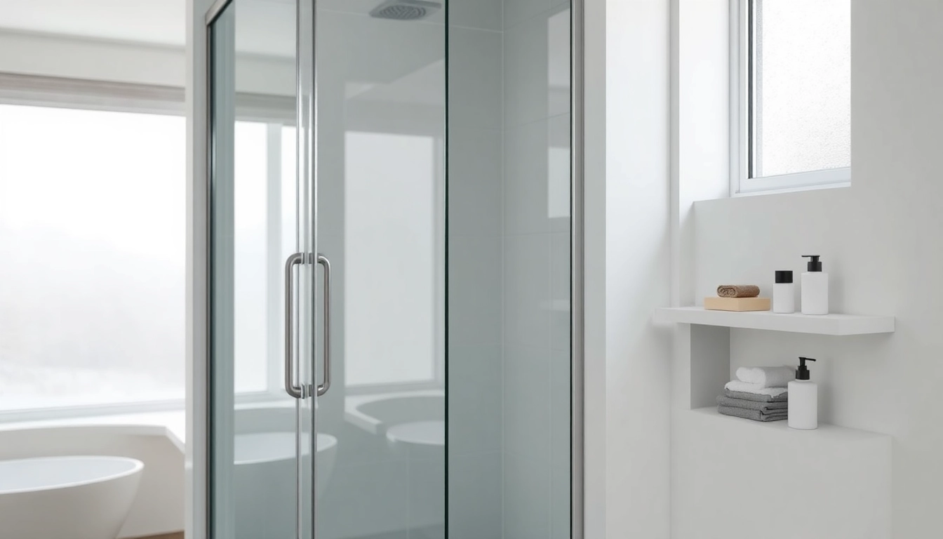 Praktische duschkabine 100x100 pendeltür in einem modernen Badezimmer mit eleganten Details.