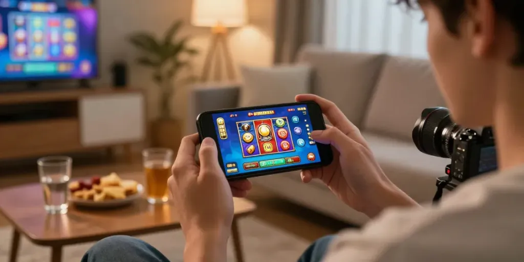 Mobilcasino Spielerlebnis im Vergleich: Spannende Spiele auf dem Smartphone in einladender Wohnzimmeratmosphäre