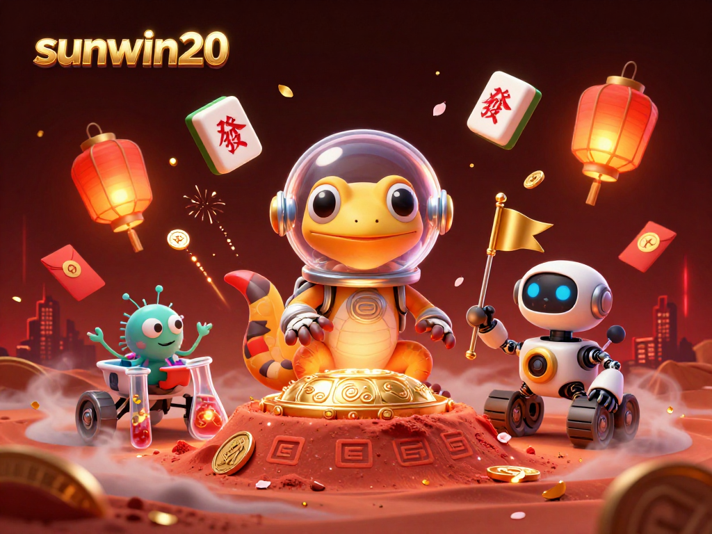 Celebrate your wins with sunwin20 at the vibrant virtual casino, featuring Martian adventures.