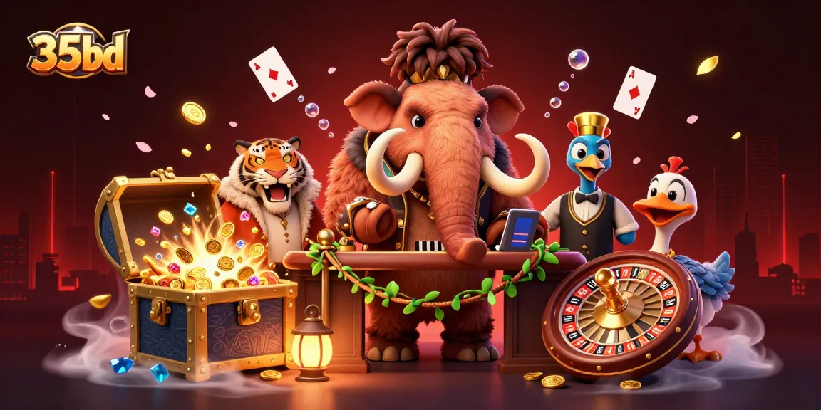 Players unlock the fun of 35bd in a lively casino with unique 3D characters and exciting games.