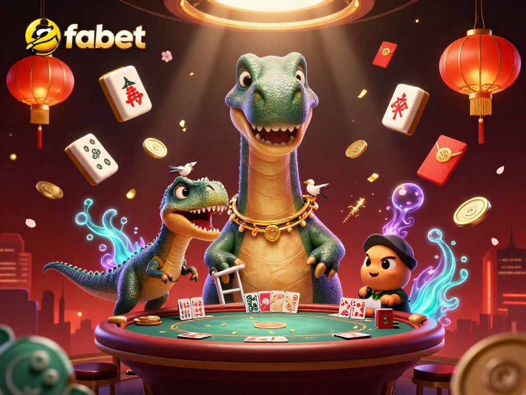 Engage with fabet's immense virtual casino experience featuring vibrant 3D characters and dynamic gaming elements.