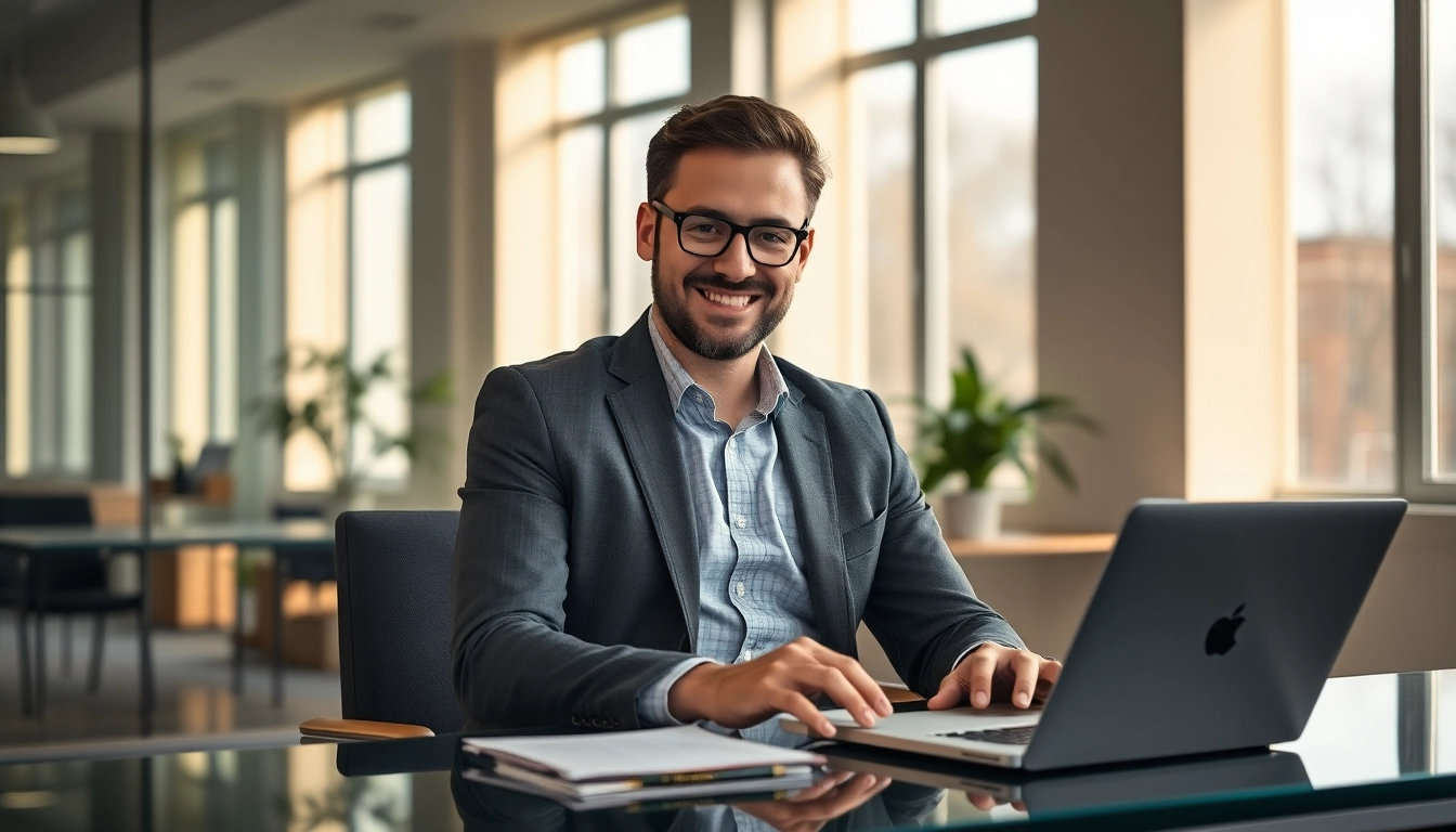 Headhunter Wolfsburg bei der Talentakquise in einem modernen Büro.