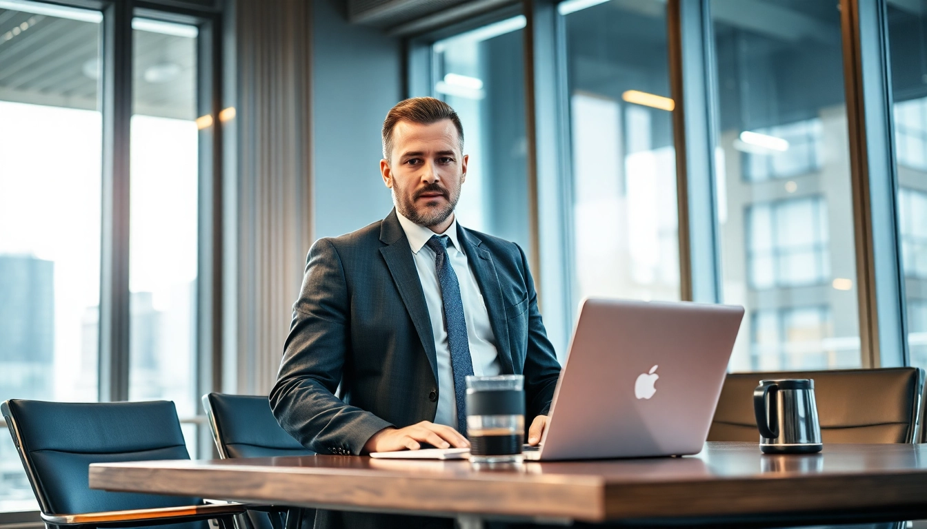 Headhunter Köln im eleganten Büro – professionelles Gespräch mit Kandidaten