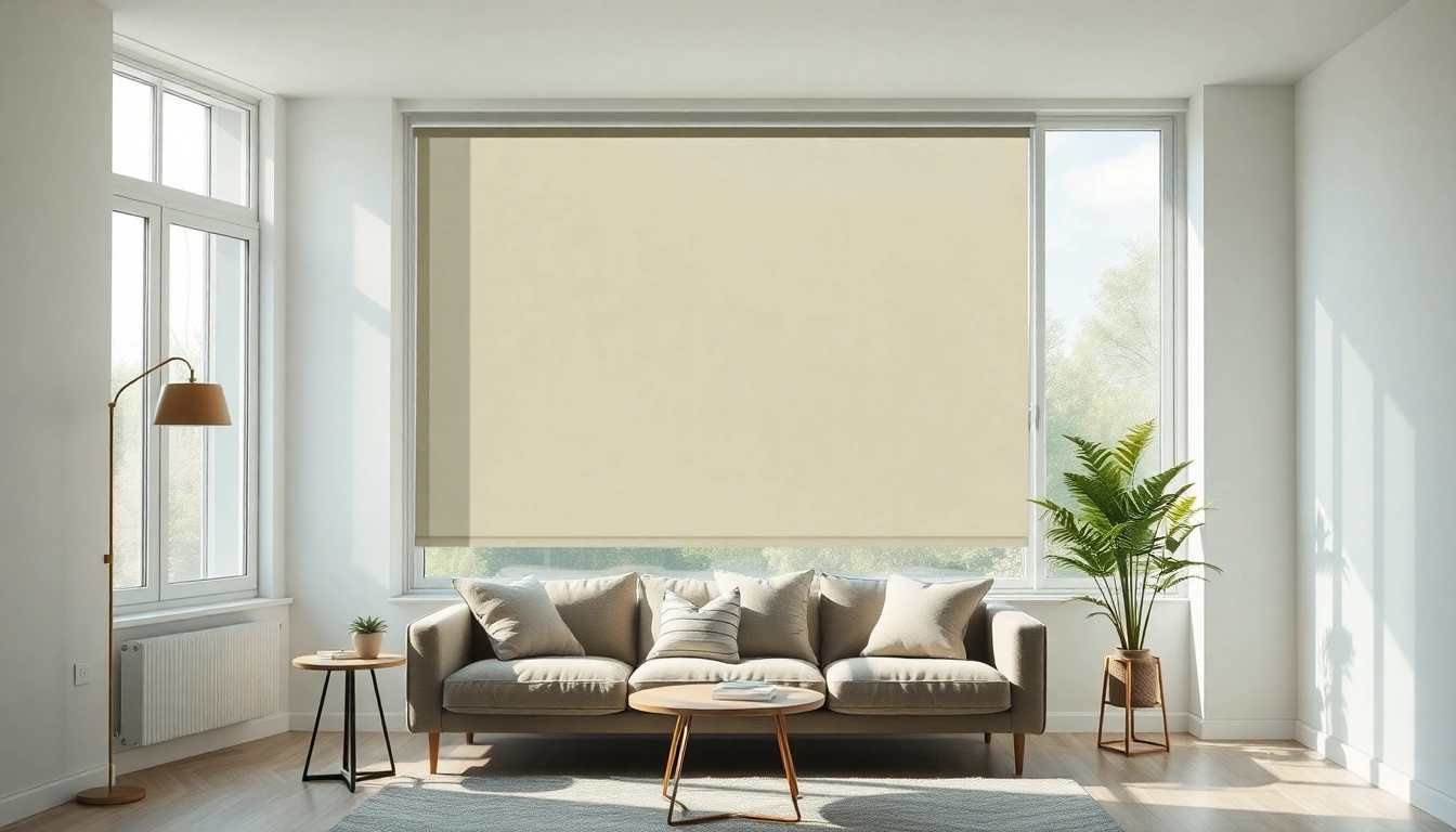 Plissee ohne Bohren, elegant montiert in einem modernen Wohnzimmer, das frisches Licht durchlässt.