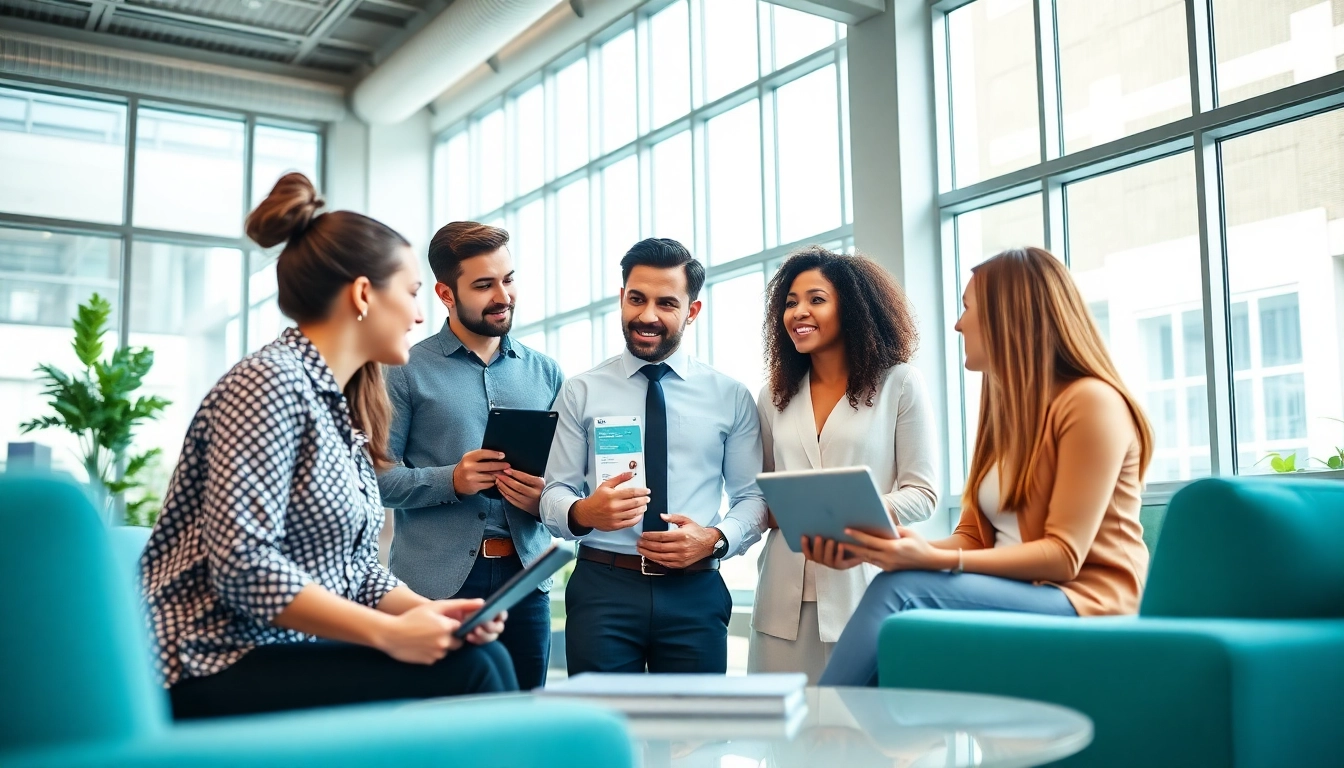 Headhunter IT collaborating in an energizing office space to enhance recruitment.